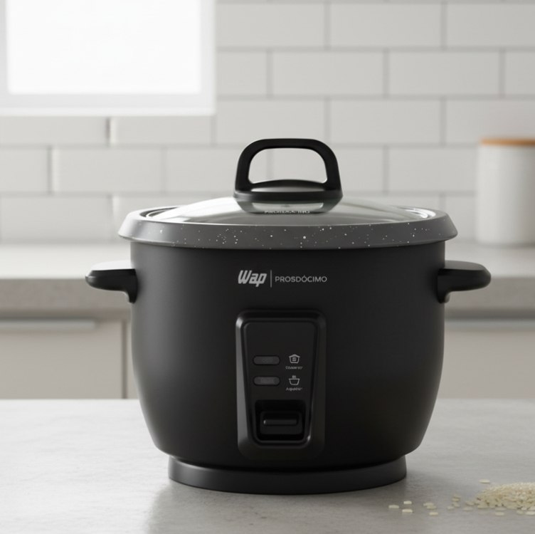 Panela Elétrica De Arroz Wap Wrc1000 2 Em 1 Com Revestimento Cor Preto