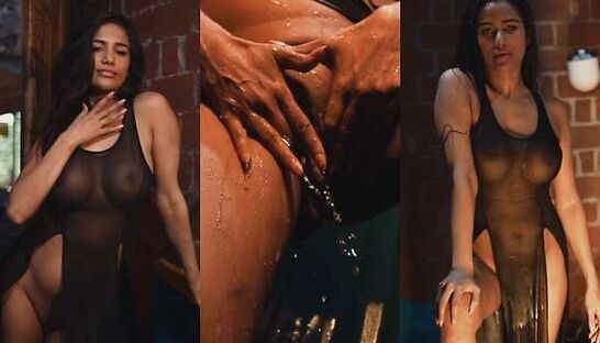 Poonam Pandey Black Wet Dress Onlyfans App Content