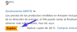 cupón amazon