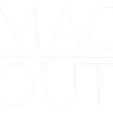 logo macout text white
