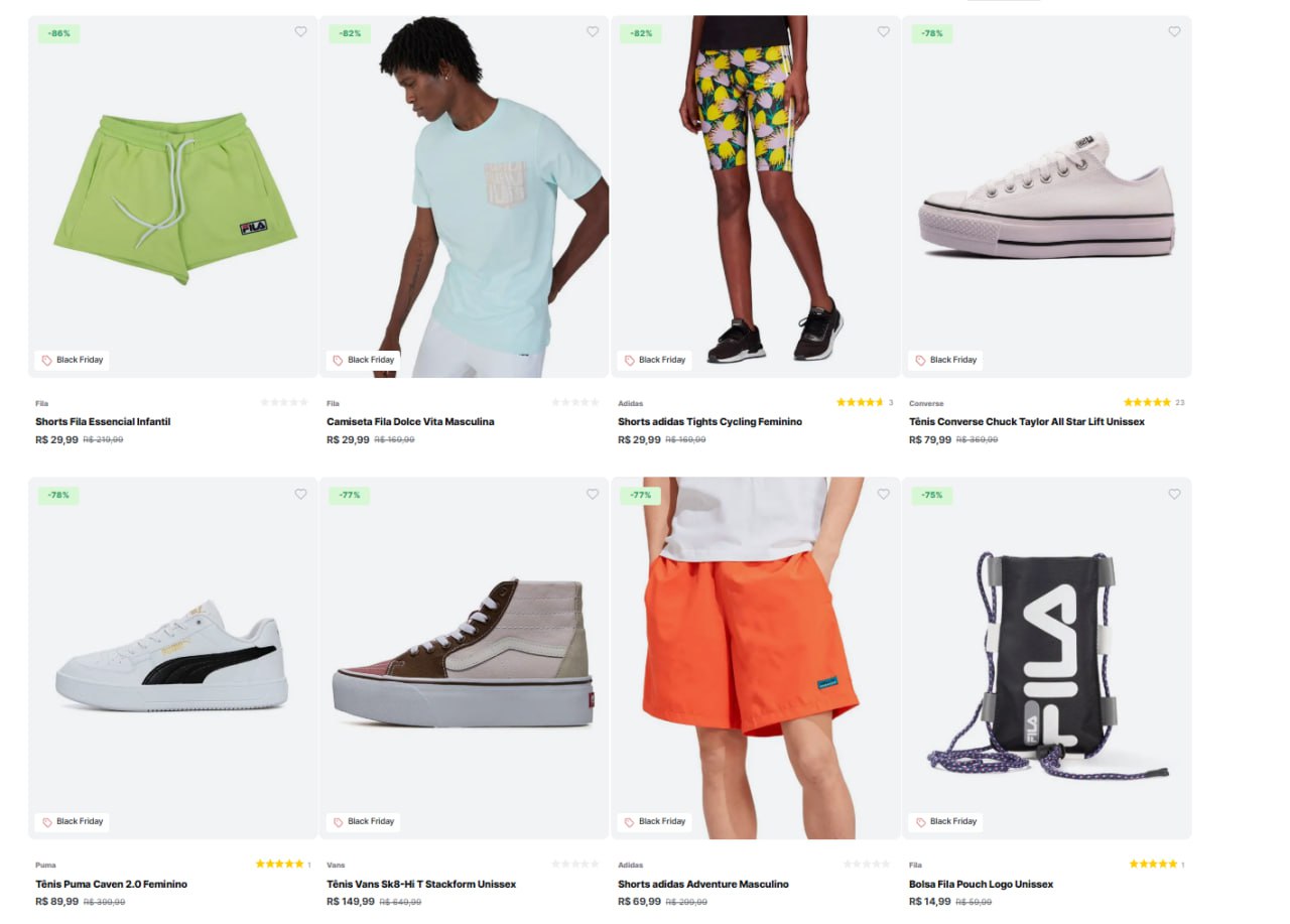 Black Friday na Authentic Feet com produtos com até 86% OFF