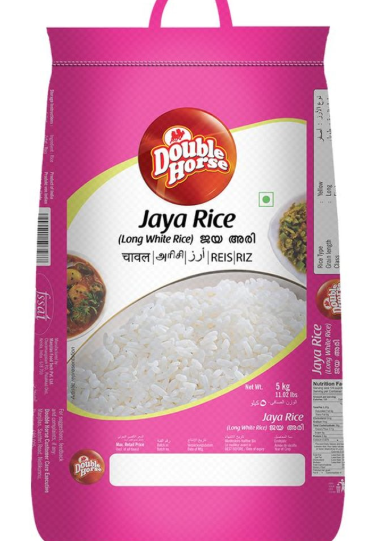 Double Horse Jaya Rice 5Kg (ഡബിൾ ഹോഴ്സ് ജയ അരി)