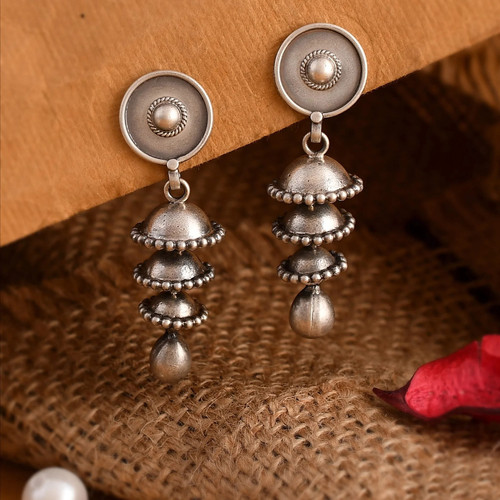 Buy 925 silver jhumka earrings Online for women.jpg