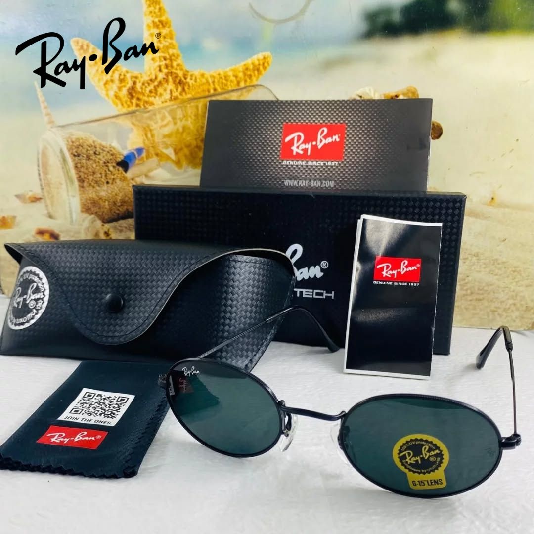 Óculos de Sol Ray-Ban Round Flat 0RB3447NL 001 Tam 53