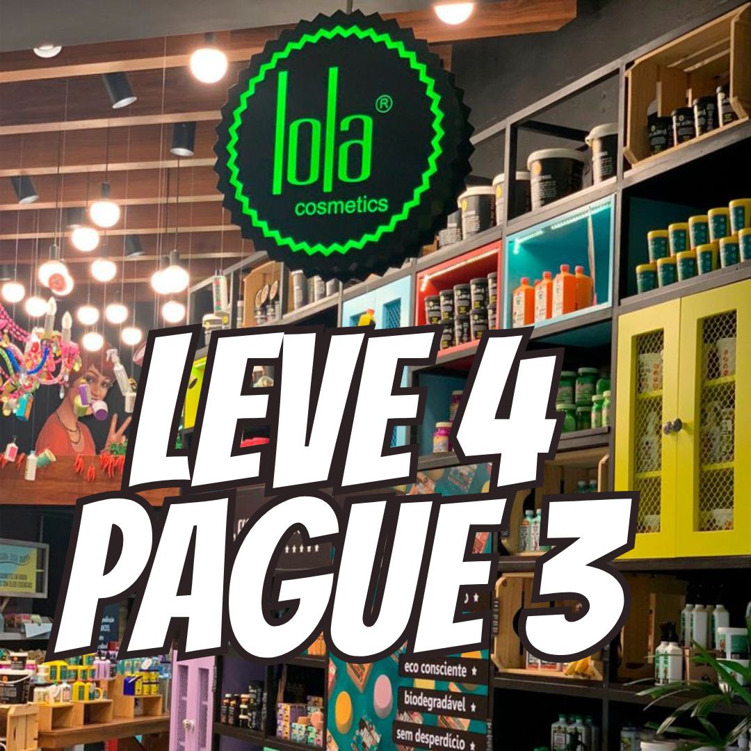 Seleção de produtos Lola Cosmetics com oferta de Leve 4 e pague 3