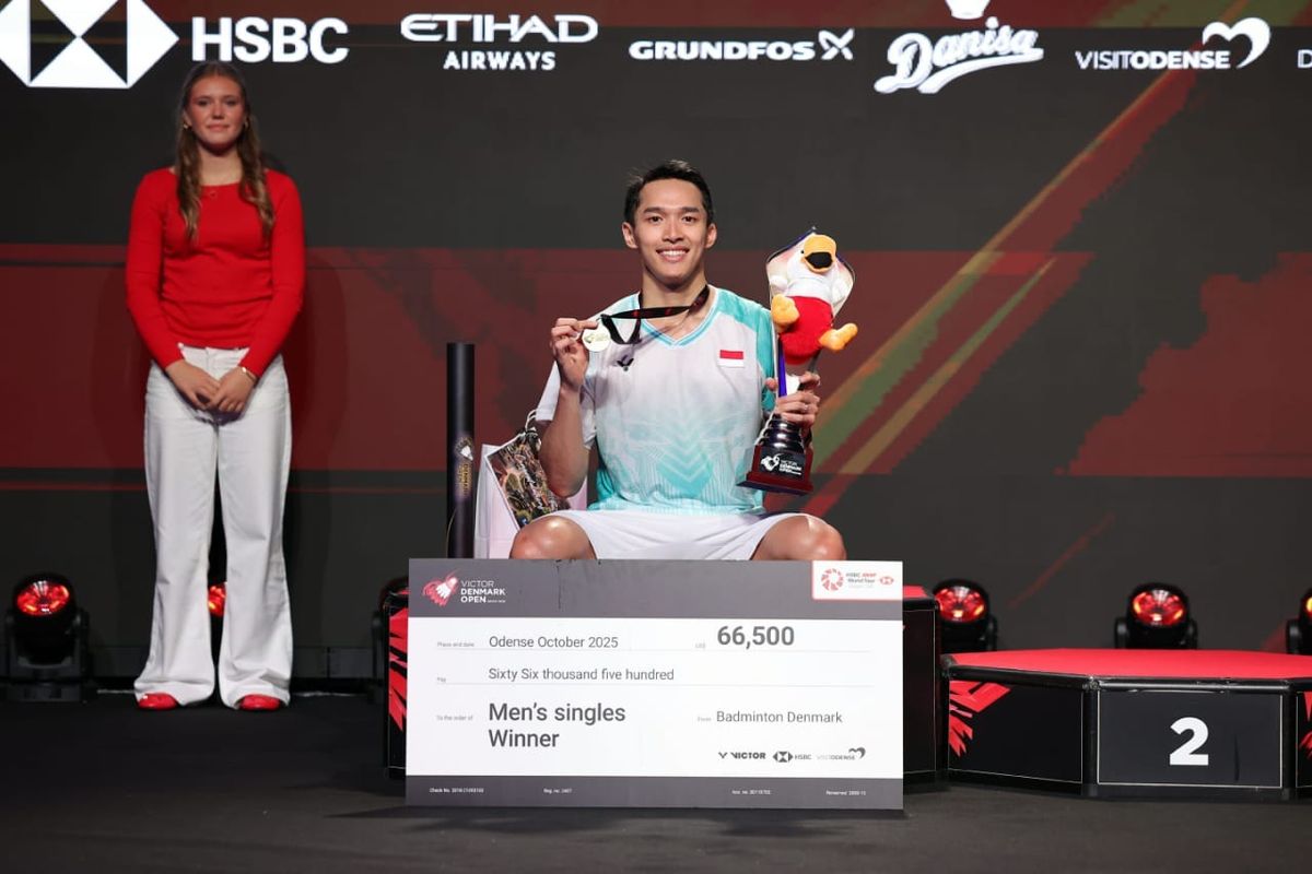 Juara Denmark Open 2025, Jonatan Christie Taklukkan Tantangan