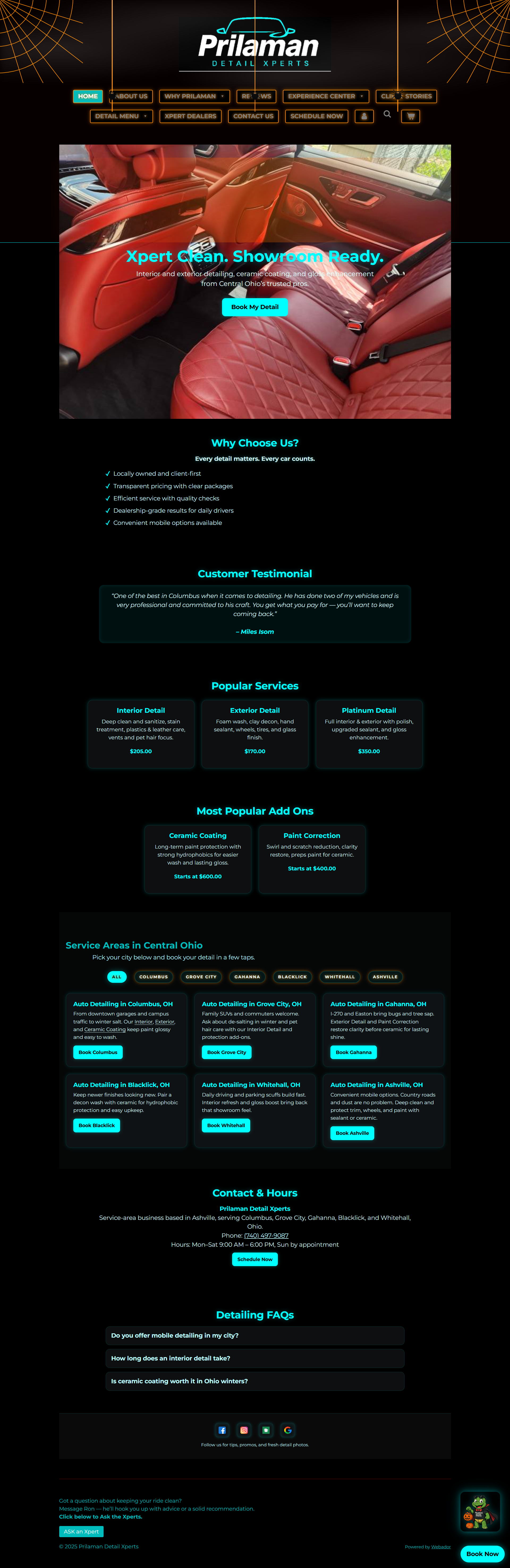 Prilaman Detail Xperts screen