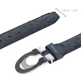 CS563A1 AZUL avestruz baltico cinto iso