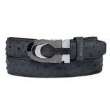 CS563A1 AZUL avestruz baltico cinto 01