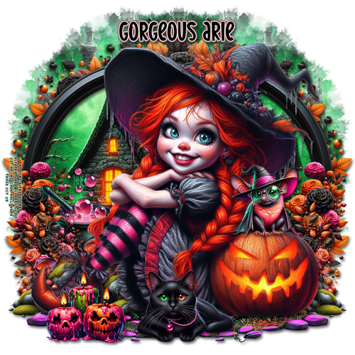 Halloween Fall Tube challenge1 Gorgeous Arie
