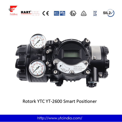 "Rotork YTC YT-2600 Smart Valve Positioner accurately controls valve stroke, according to input signal of 4-20mA, which is being input from the controller. In addition, built-in micro- processing operator optimizes the positioner's performance and provides unique functions such as Auto calibration, PID control, Alarm, and Hart protocol. controls valve stroke, according to input signal of 4-20mA, which is being input from the controller. In addition, built-in micro- processing operator optimizes the positioner's performance and provides unique functions such as Auto calibration, PID control, Alarm, and Hart protocol.

YTC India are Exclusive distributors, Supplier & Dealers in India for YTC make pneumatic positioners, air filter and pressure regulators, limit switch box, electro pneumatic positioners valve and calibiration positioners, hart and ip converters air and vaccum boster and valves catalog, manuals. YTC Korea products confirm to best International quality and are at par with norgren, parker, abb, rotex, siemens, samson, shavo, smc, watson smith, watts, siemens 760, 6dr5210, ps2, sipart, tzidc in Ytc India.Reviews For Rotork YTC Smart Valve Positioner."
For More Details Visit Our Website :- www.ytcindia.com
Email Us At :- info@ytcindia.com , ytcindia9@gmail.com
Tel. No.: +91-11-2201-4325,4327,65094516