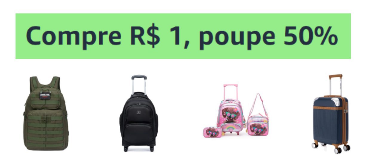 Compre R$ 1, poupe 50% – Amazon