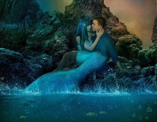 HD wallpaper mermaid love water love mermaid man couple.jpg
