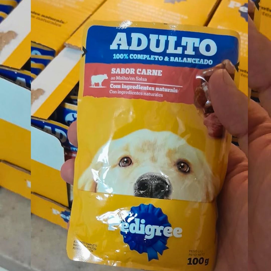 Pack Ração Úmida Pedigree Sachê Carne ao Molho para Cães Adultos 100 g – 36 unidades Pack Ração Úmida Pedigree Sachê Carne ao Molho para Cães Adultos 100 g – 36 unidades