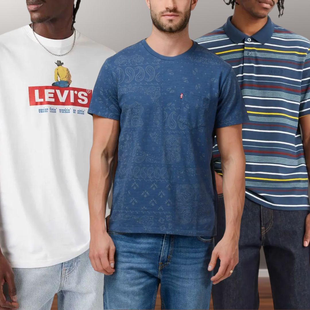 Seleção de Camisetas Levi’s e Camisa Polo Levi’s com 25% OFF