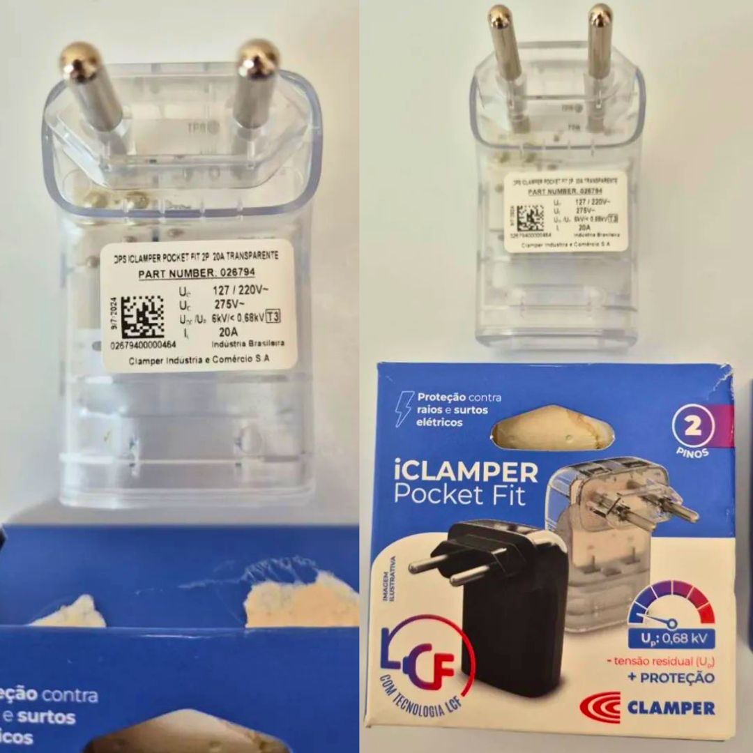 iCLAMPER Pocket Fit 2P 20A Transparente