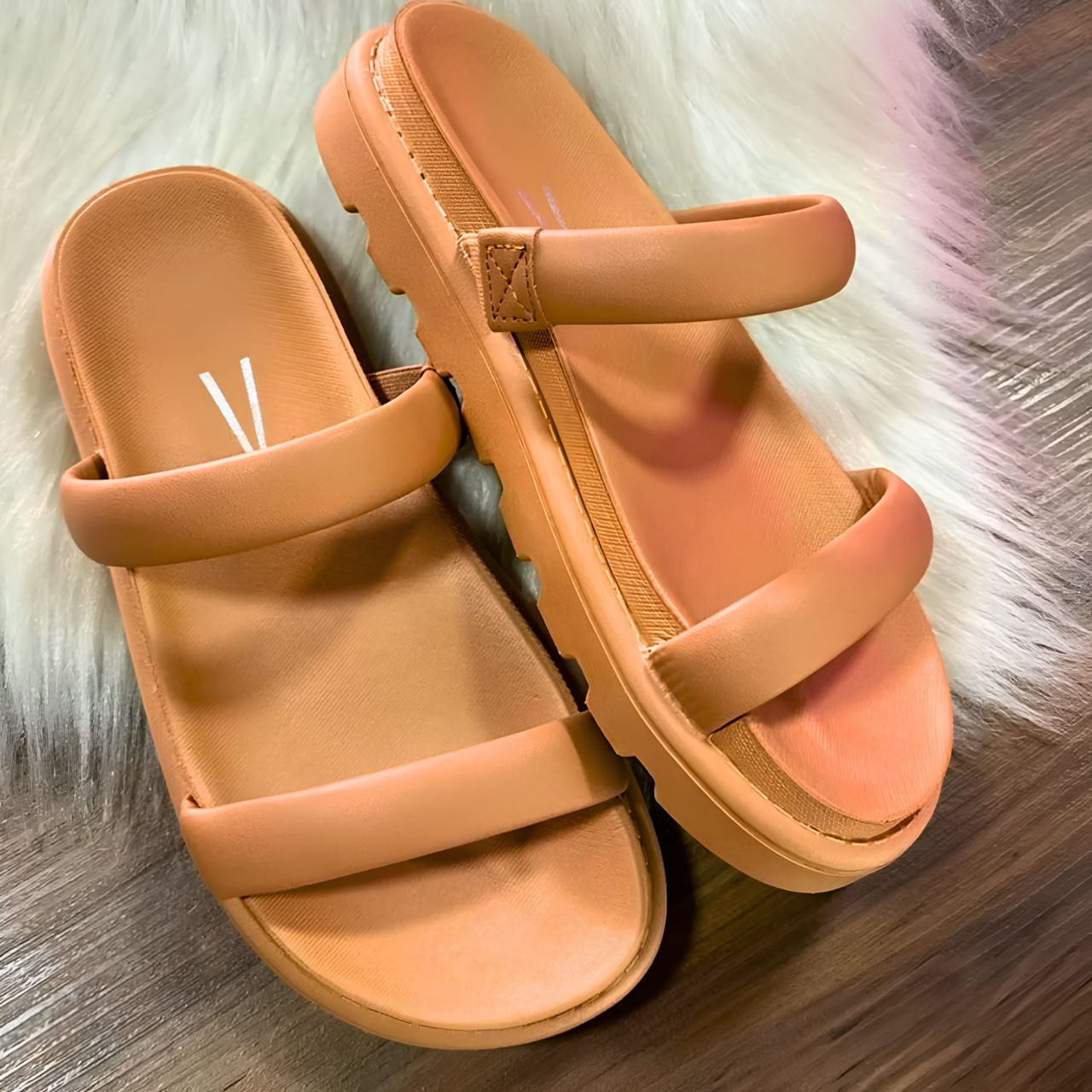 Papete Vizzano Feminina Sandália Flatform Casual Confortável