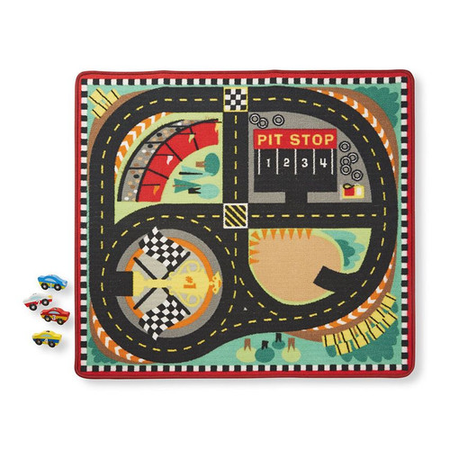 Round The Speedway Race Track Rug & Car Set.jpg