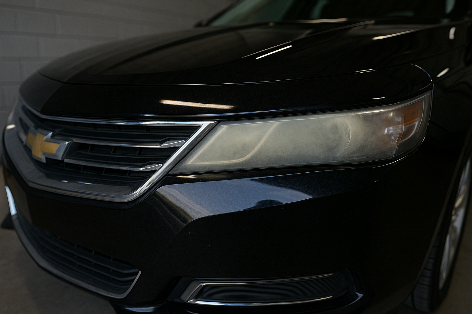 San Antonio headlight restoration — before