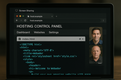 2. Zoom call with client handoff) of html code for there webadore site.png