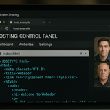 2. Zoom call with client handoff) of html code for there webadore site