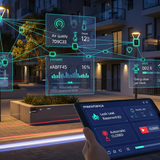 IoT sensors to a central AI hub