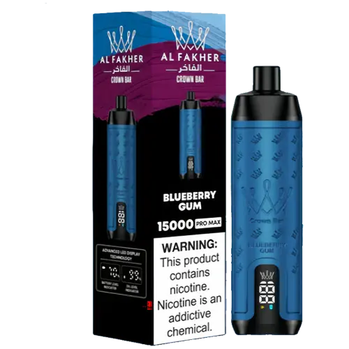ALFakherCrownBar15000puffsProMax BlueberryGum 5mg.4