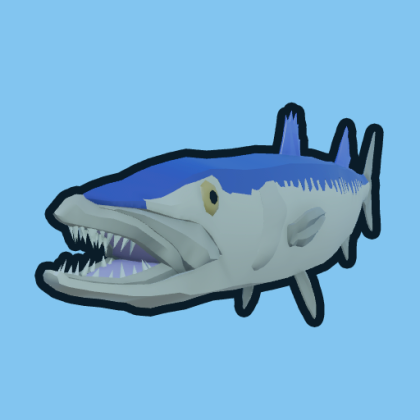 Barracuda Fish Holographic.png
