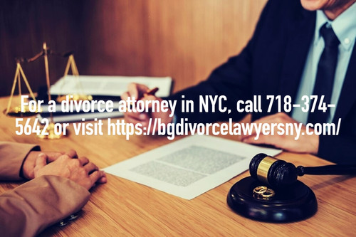Navigate your divorce with confidence. With their extensive legal understanding, the skilled divorce lawyers in NYC at B&G Divorce Lawyers can assist you in navigating the procedure. Trust our dedicated team to provide you with dependable and understanding representation. Give us a call now. For a divorce attorney in NYC, call 718-374-5642 or send an email to info@bgmatlaw.com. Visit here https://bgdivorcelawyersny.com/about-us/

#queensdivorcelawyer #divorcelawyernyc #topnewyorkdivorceattorney