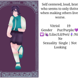 Vitriol Card w/ Text
