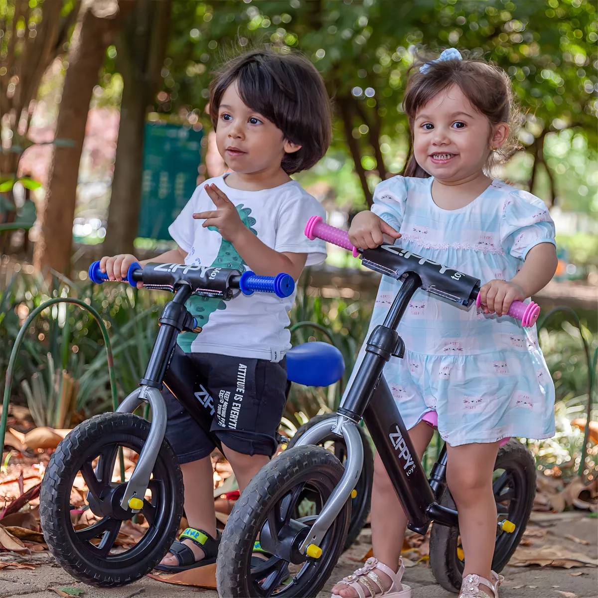 Bicicleta Infantil Equilibrio Até 25 Kg Sem Pedal Azul Zippy