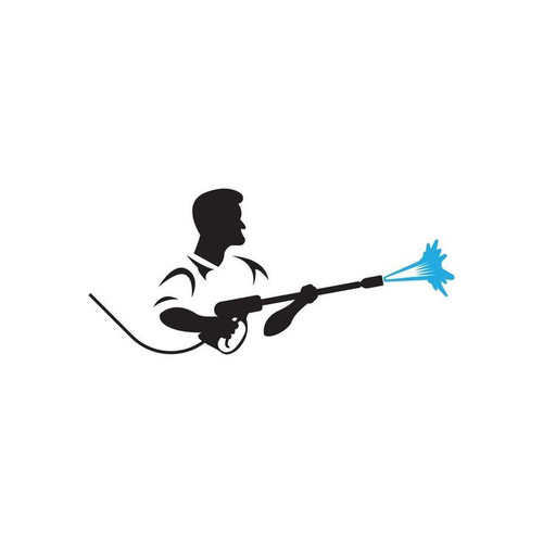 Pressure washing logo template Cleaning vector design .1