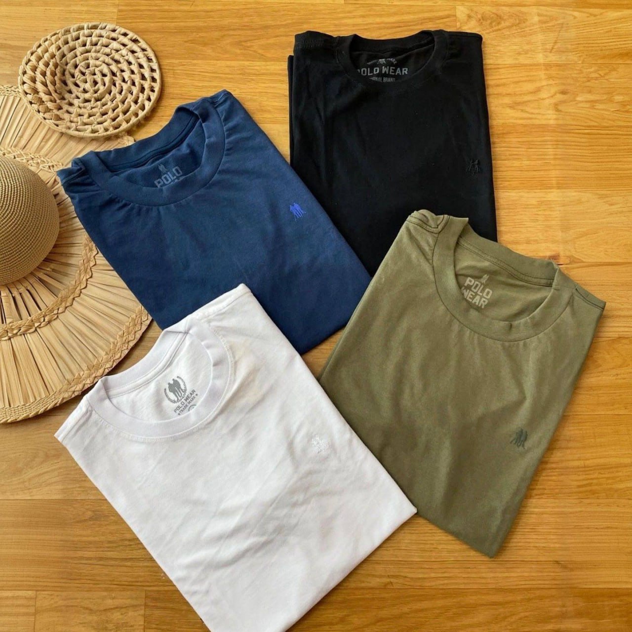Kit 3 Camisetas Masculinas Regular Algodão Polo Wear Sortido