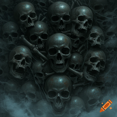 craiyon 085604 lots of grim dark skulls in a background texture.png