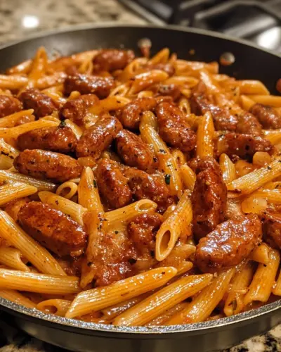 Bold Spicy Honey Garlic Sausage Penne 2.webp