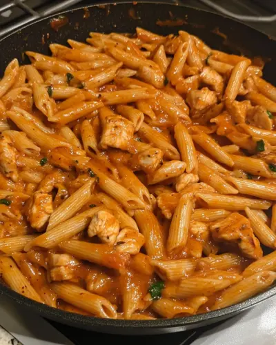 Smoky Cajun Ranch Chicken Penne Skillet 1.webp