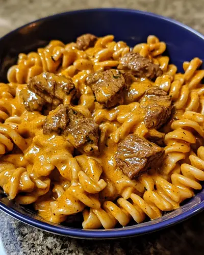 Creamy Bold Buffalo Garlic Steak Rotini 2.webp