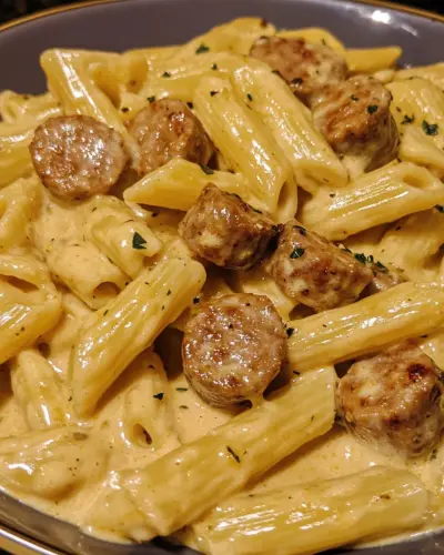 Creamy Bold Smoky Cajun Garlic Butter Sausage Pasta 2.webp