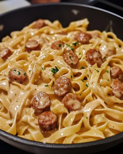 One Pot Spicy Cajun Sausage Alfredo 2.webp