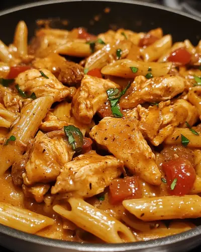 One Skillet Spicy Ranch Chicken Steak Pasta 1.webp