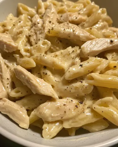 Creamy Garlic Parmesan Honey Chicken Pasta .webp