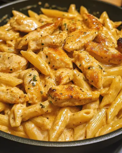 One Pot Bold Cajun BBQ Chicken Pasta 1.webp