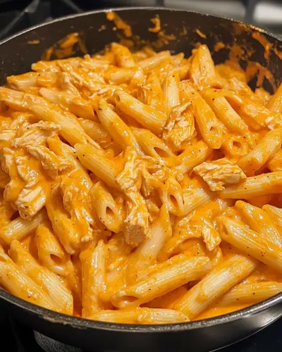 Creamy Bold Buffalo Chicken Pasta 2.webp
