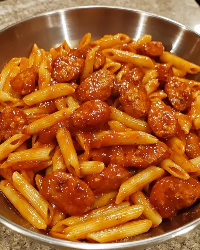 Sticky Sweet Heat BBQ Sausage Penne.webp