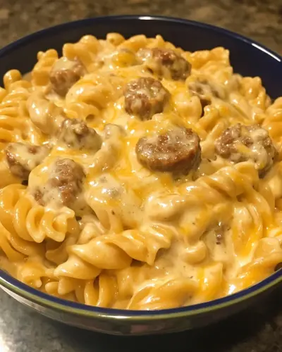 One Pot Smoky Cheddar Sausage Ranch Pasta 2.webp