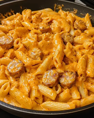Creamy Buffalo Chicken Sausage Pasta 3.webp