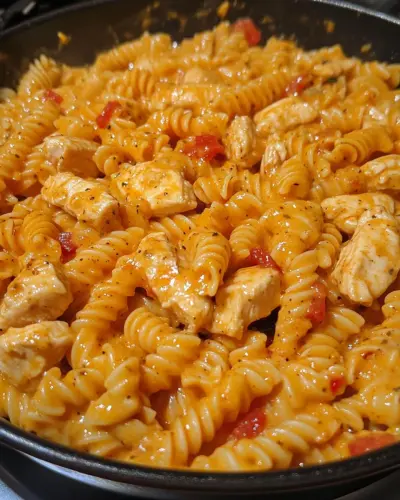 One Pot Sweet Chili Ranch Chicken Pasta 2.webp