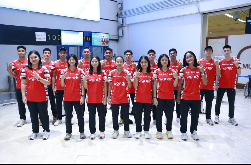 Tim Indonesia Bertolak ke India Jelang BWF World Junior Championships