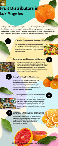 How Fruit Distributors in Los Angeles Boost Local Economy