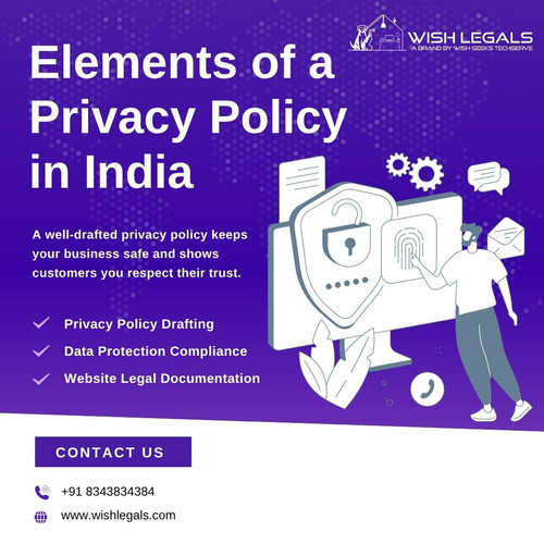 Elements of a Privacy Policy in India– Draft Transparent Policies for Websites and Apps- Wish Legals.jpg